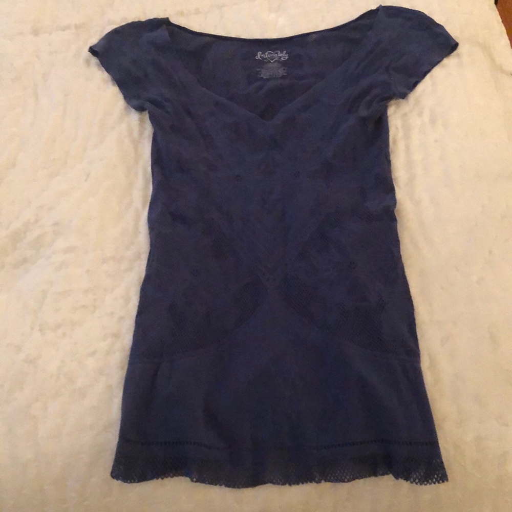 Free People Periwinkle T-shirt